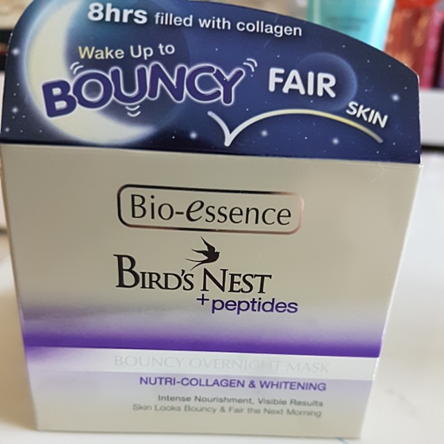 Bio Essence Bird S Nest Peptides Bouncy Overnight Mask Health Beauty Bath Body On Carousell