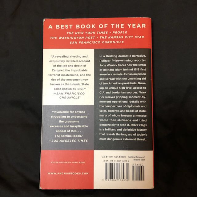 Black Flags Of Isis By Joby Warrick Books Stationery Fiction