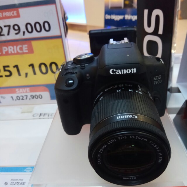camera canon 750d dp 0 cashback 1jt cicilan tanpa kartu kredit