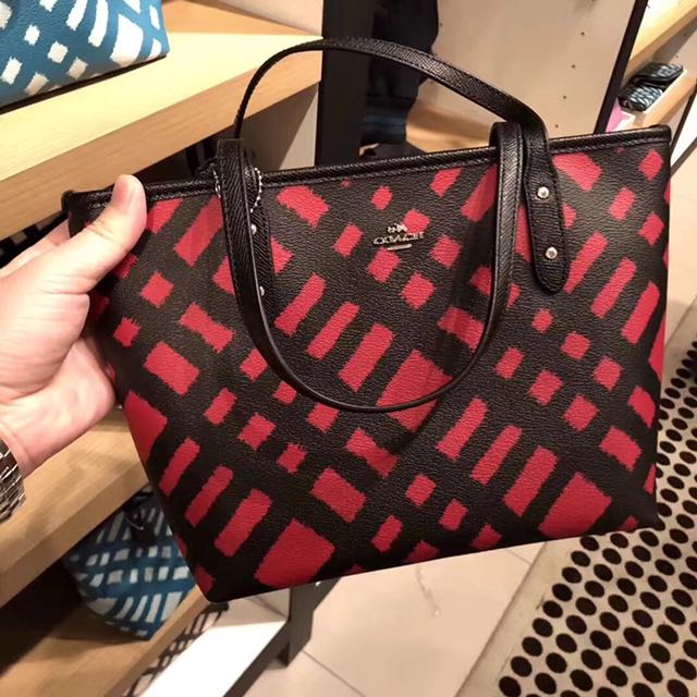coach mini city zip tote