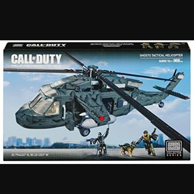 Call Of Duty Mega Bloks Ghost Recon Helicopter 2014 Set Popular