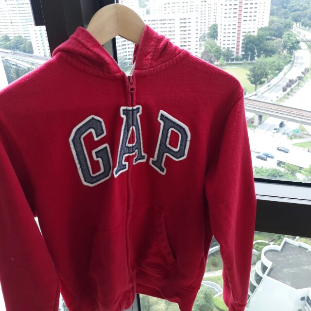 red and black gap hoodie
