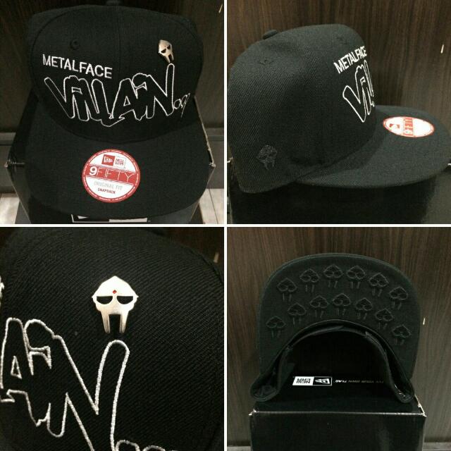 Metal face villain hat Clearance