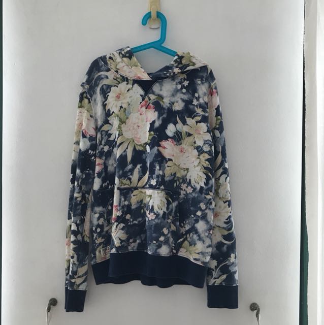 ralph lauren floral hoodie