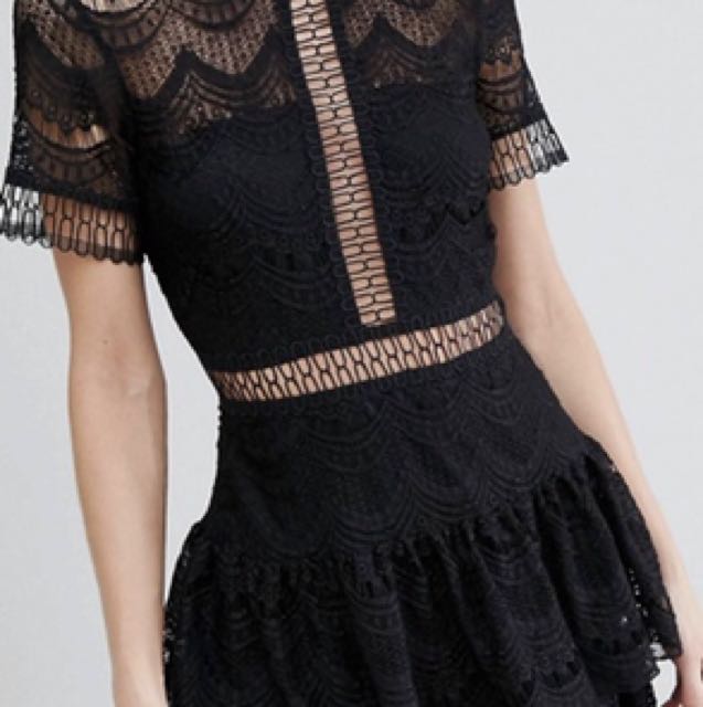 river island dip hem dress