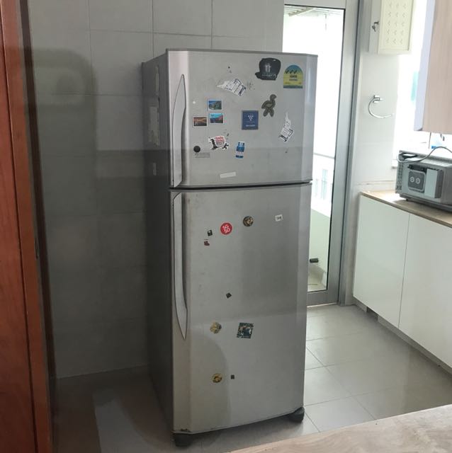 sharp fridge 400l