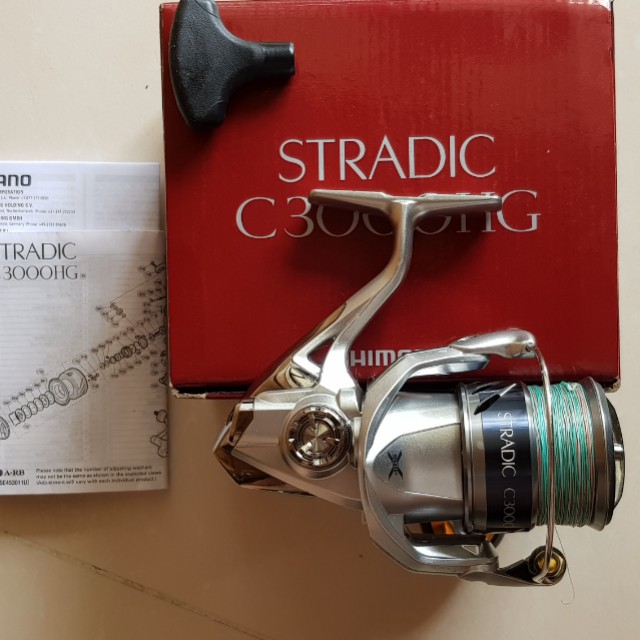Shimano Stradic FK 3000 High Gear (HG) Fishing Reel nego