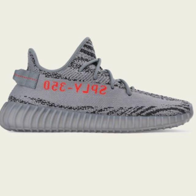 UK 9.5 Yeezy Boost 350 V2 Beluga Grey Men s Fashion Footwear Sneakers on Carousell