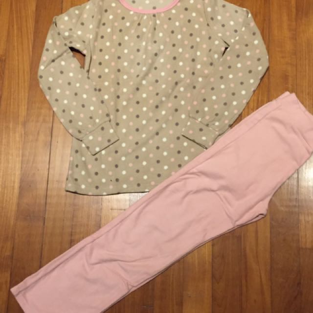 Uniqlo fleece pyjamas Clearance