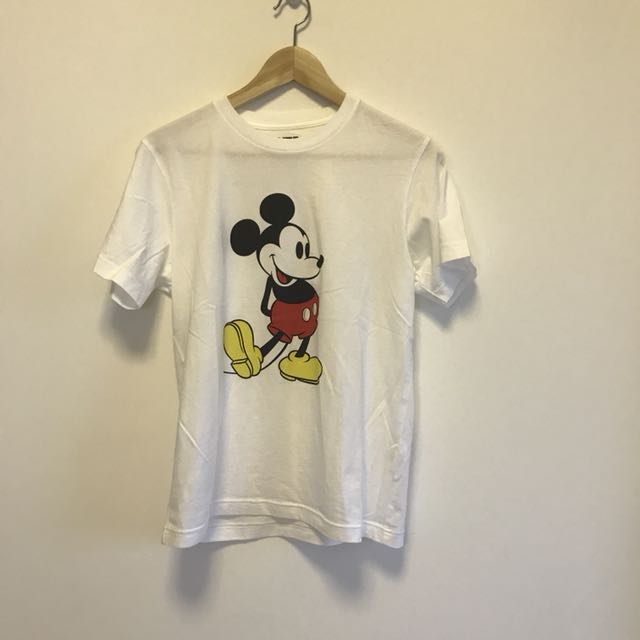 Uniqlo UT Mickey Mouse white tee, Women's Fashion, Tops, Shirts on ...