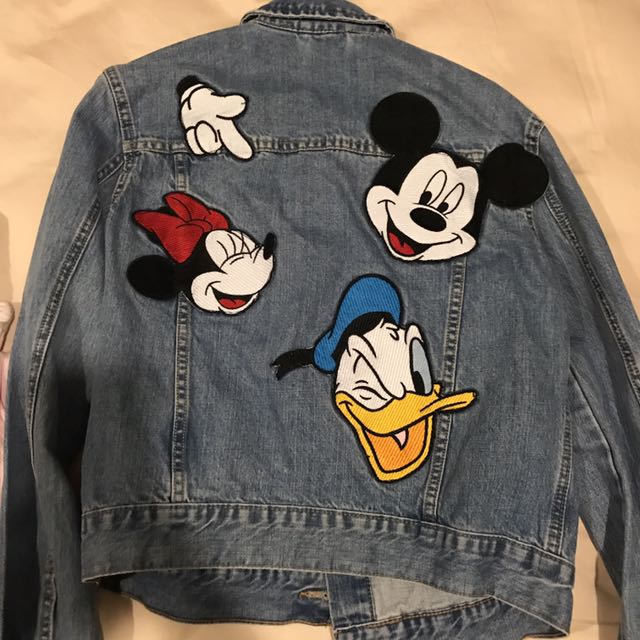 mickey mouse jean jacket zara