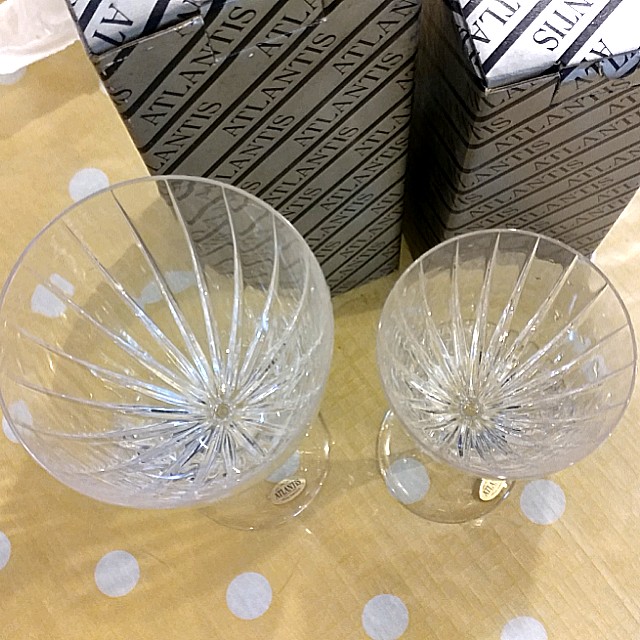 Atlantis Fantasy Series Clear Crystal Wine Glasses, TV & Home ...