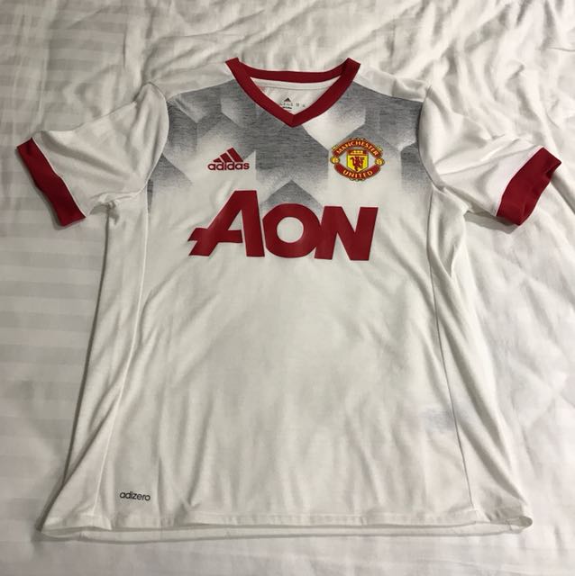 Authentic Adidas Manchester United Pre Match Shirt Youth Size Sports Sports Apparel On Carousell