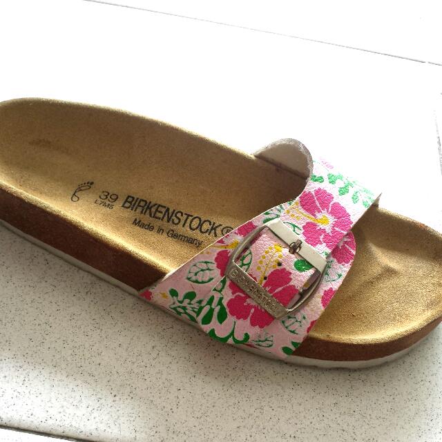 birkenstock floral sandals