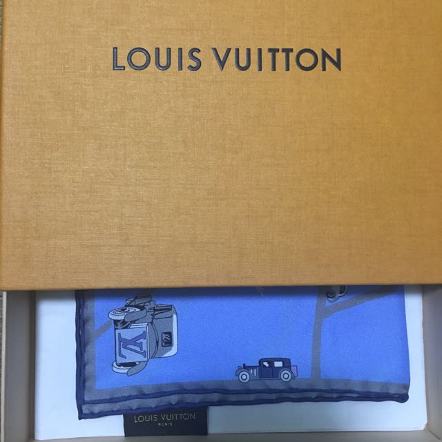 Brand New LV Pocket Square, Men's Fashion, Watches & Accessories, Accessory  holder, box & organizers on Carousell