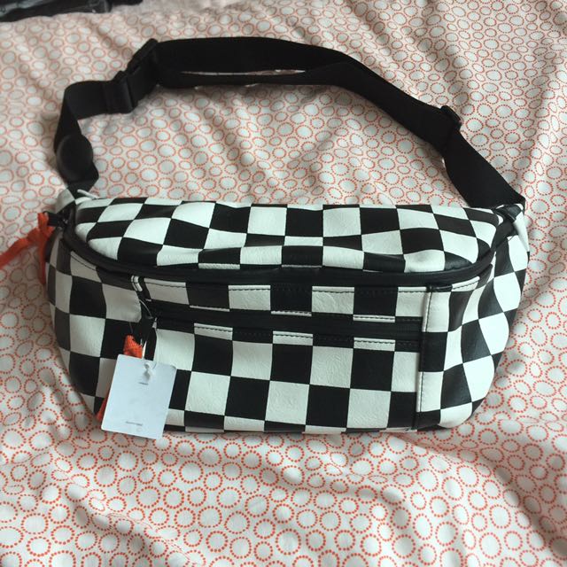 fanny pack checkered