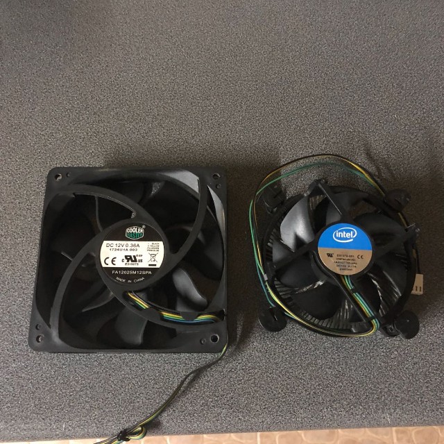 Cooler Master Cpu Fan Intel Stock Cooler Electronics Computer Parts Accessories On Carousell