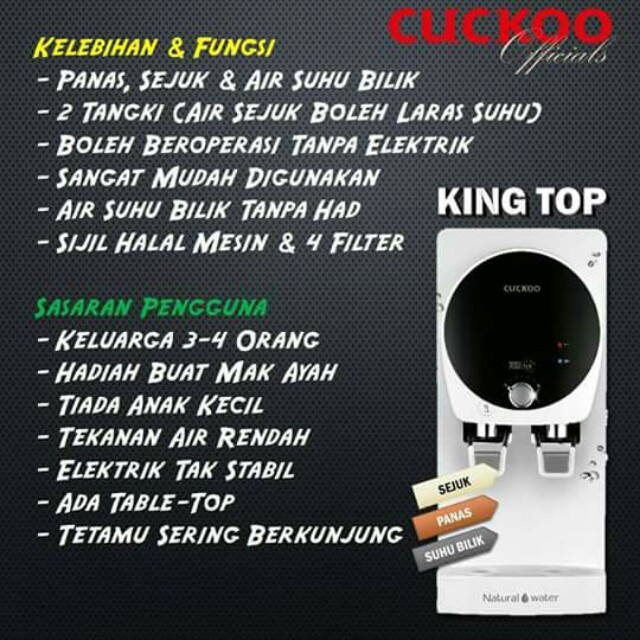 Cuckoo Iris Peralatan Dapur Di Carou