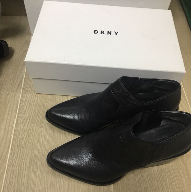 dkny wedge boots