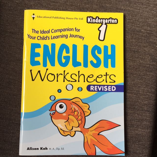 eph english worksheets for k1 hobbies toys books magazines assessment books on carousell