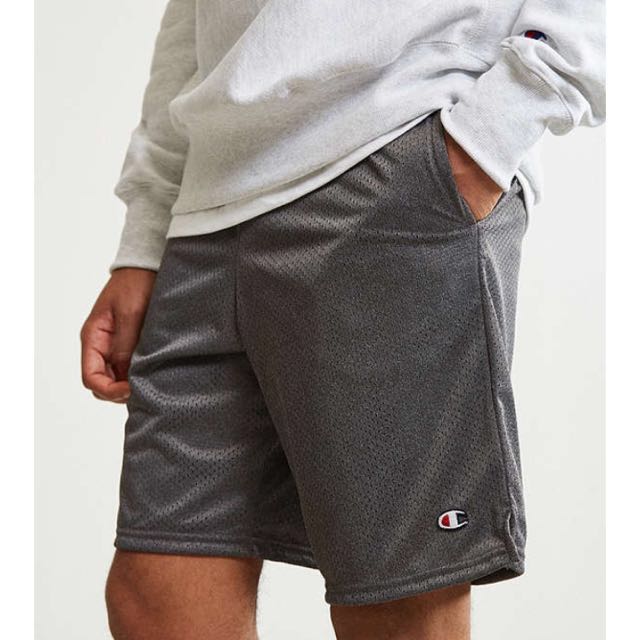 grey champion shorts mens