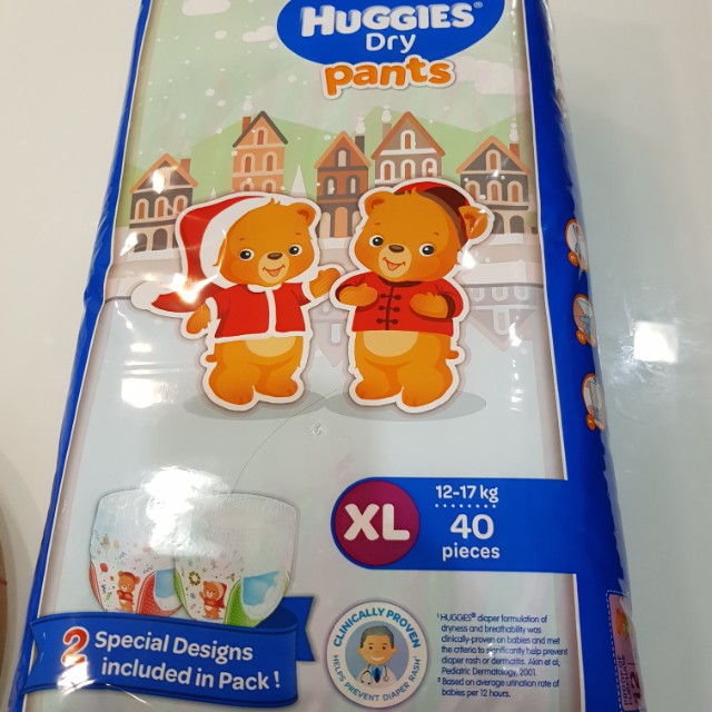 Huggies Christmas Diapers XL, Babies & Kids, Babies & Kids Fashion on