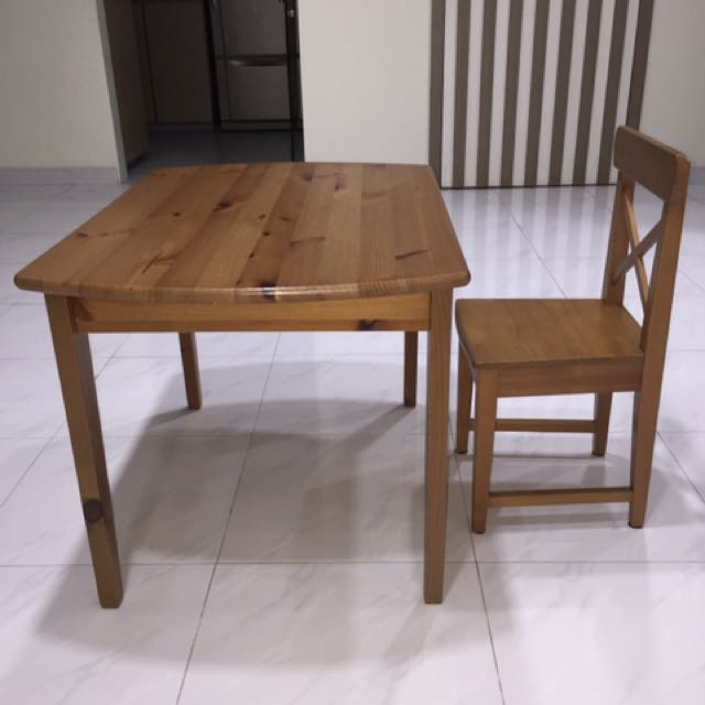 ikea children table and chair