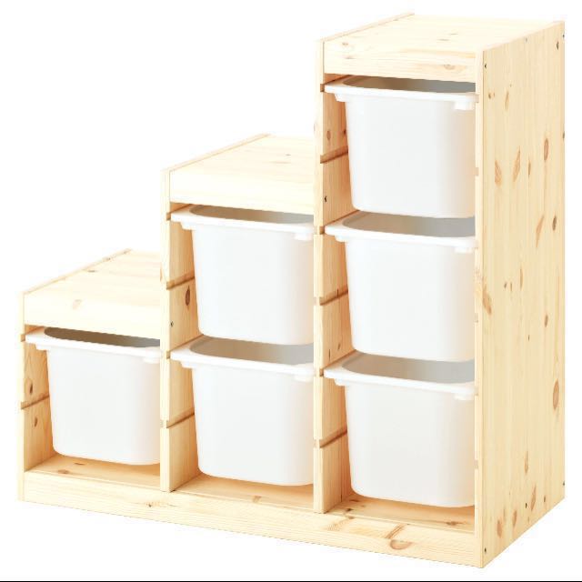 Ikea Trofast Shelves Cupboard Furniture Drawers On Carou Photo