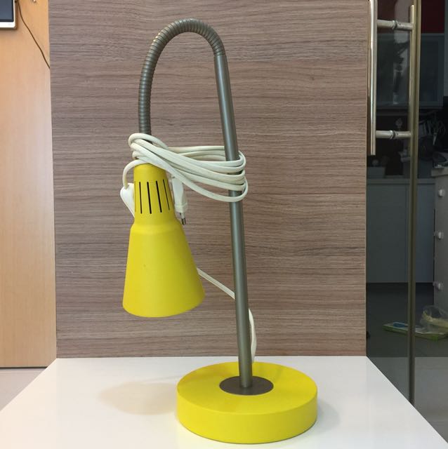ikea yellow table lamp