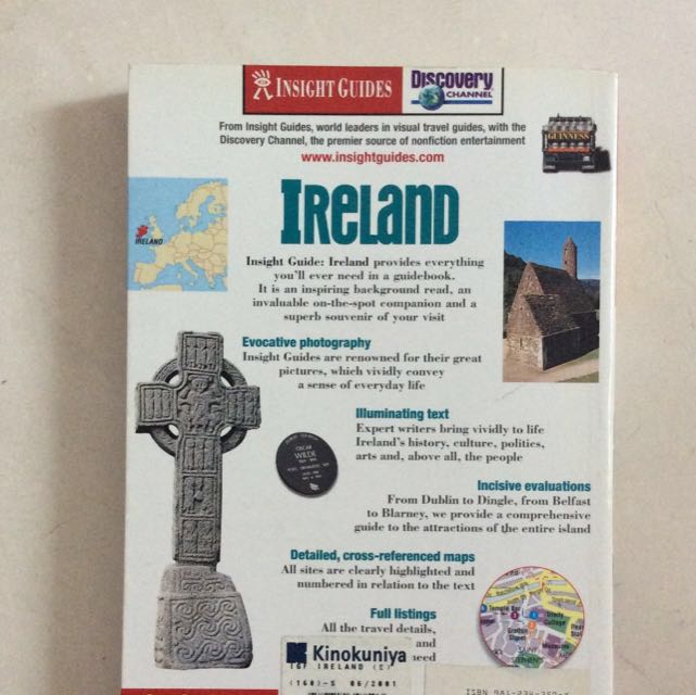 Insight Guide To Ireland, Hobbies  Toys, Books  Magazines, Travel   Holiday Guides on Carousell