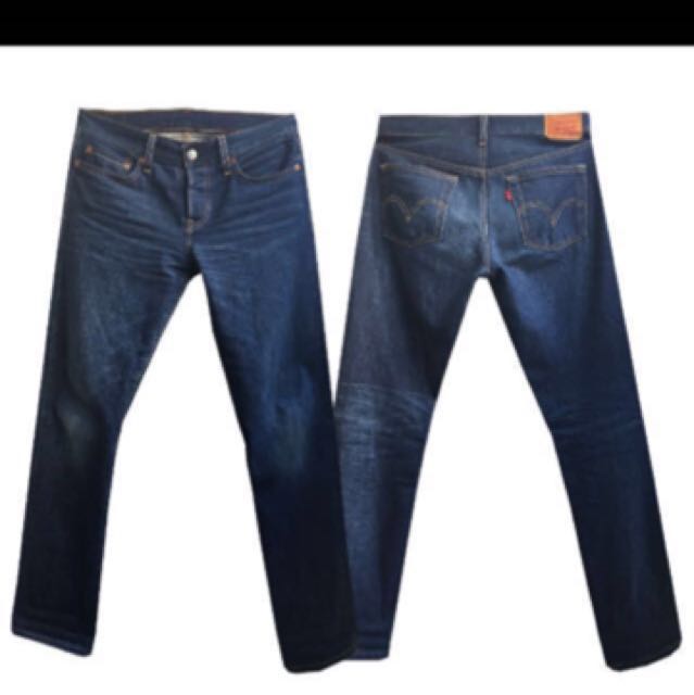 LEVI'S Premium 皮牌501 LVC redline blue jeans W32 罕有R字旗仔