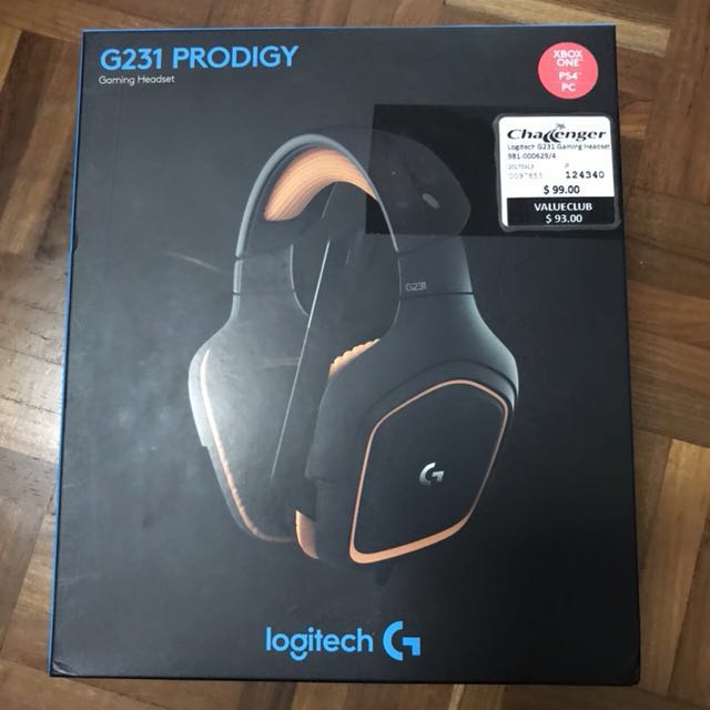 Logitech g231 prodigy gaming headset, Audio, Headphones & Headsets on
