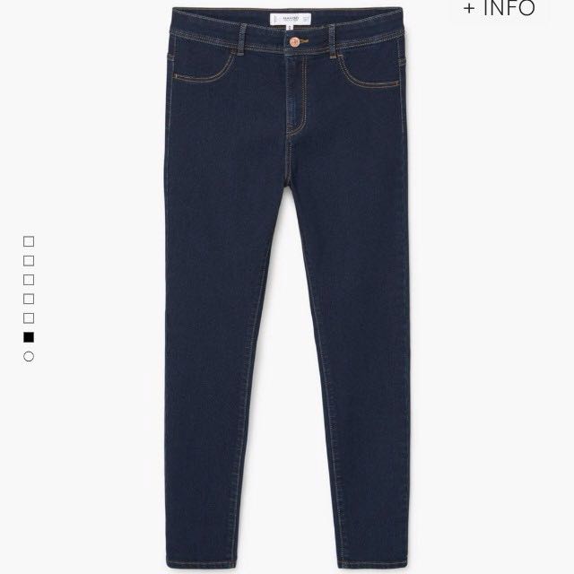 Mango Jane Skinny Jeans, Fesyen Wanita, Pakaian Wanita di Carousell