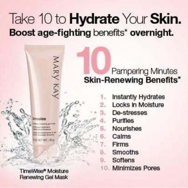 Mary Kay Timewise Moisture Renewing Gel Mask Health Beauty