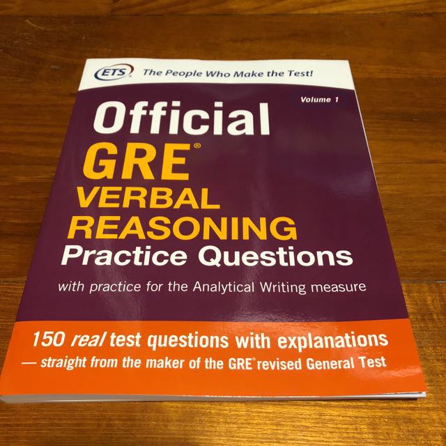 Official Ets Gre Verbal Reasoning Practice Questions Mint Books
