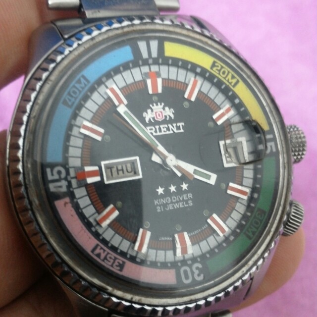 Orient king diver 21 sale jewels automatic watch price