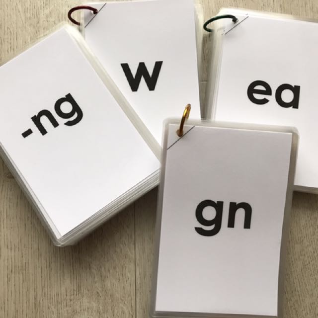 Free Phonogram Flash Cards (Printable Phonics Flash Cards)