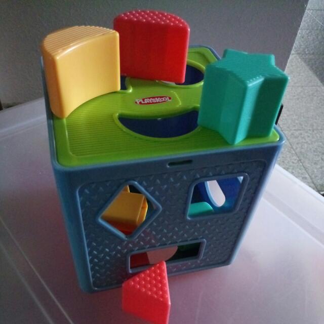 playskool shape sorter cube