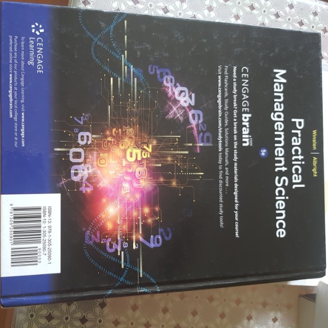 Practical Management Science Practical Management Science, Fifth Edition, Hobbies & Toys, Books ...