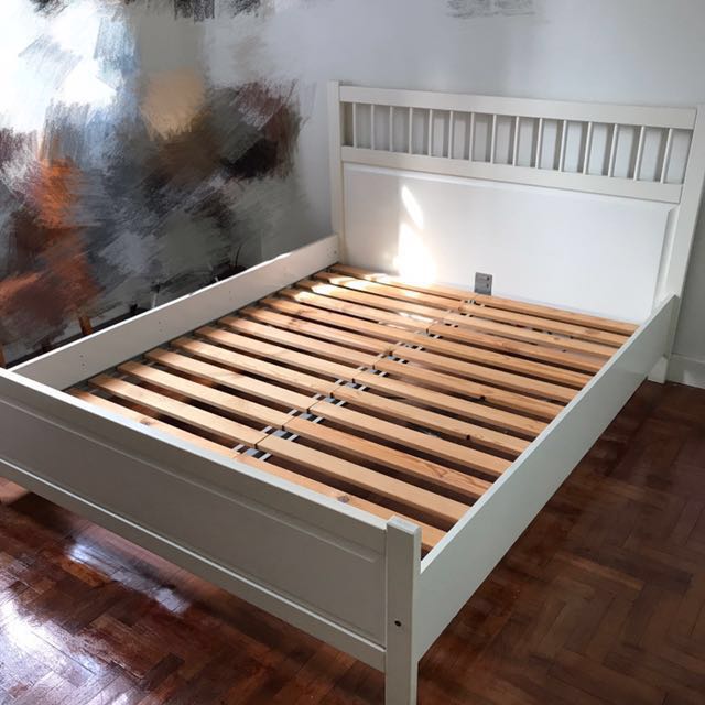 Preloved Ikea Bed Frame Queen Size Furniture Beds Mattresses Preloved Ikea Bed Frame Queen Size Furniture Beds Mattresses On Carou