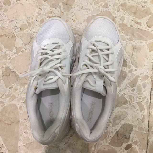 reebok white school shoes
