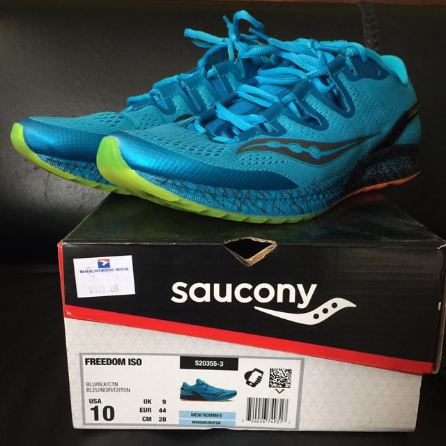 SAUCONY BLUE FREEDOM ISO SHOES SZ 10 MEN Women s Fashion