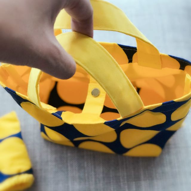 Snap Fastener Tote Bag (S), Women's Fashion, Bags & Wallets, Tote Bags