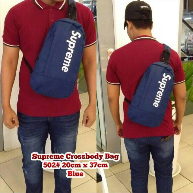 mens cross body sling bag supreme