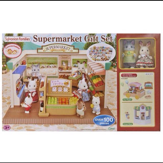 sylvanian families supermarket gift set