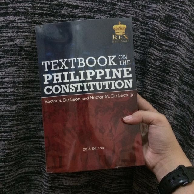 Textbook on The Philippine Constitution, Hobbies & Toys, Books ...