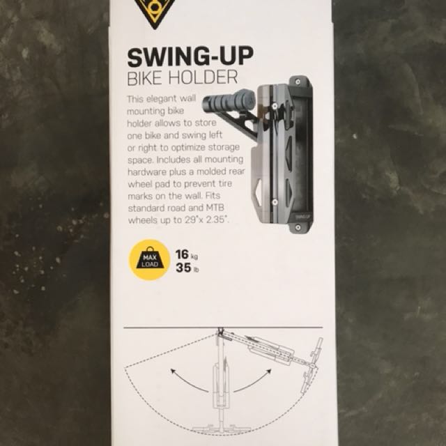 swing up bike holder