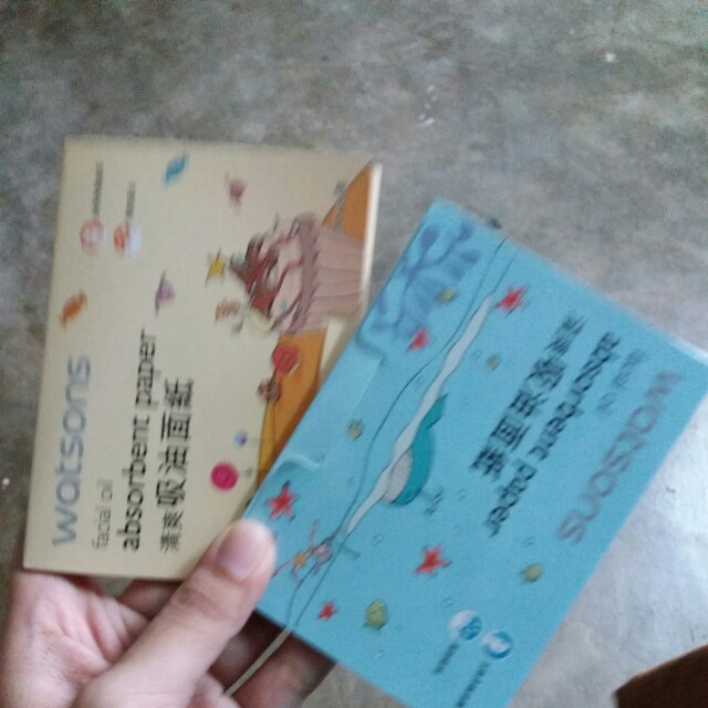 Watsons facial oil absorbent paper, Beauty & Personal Care, Face, Face