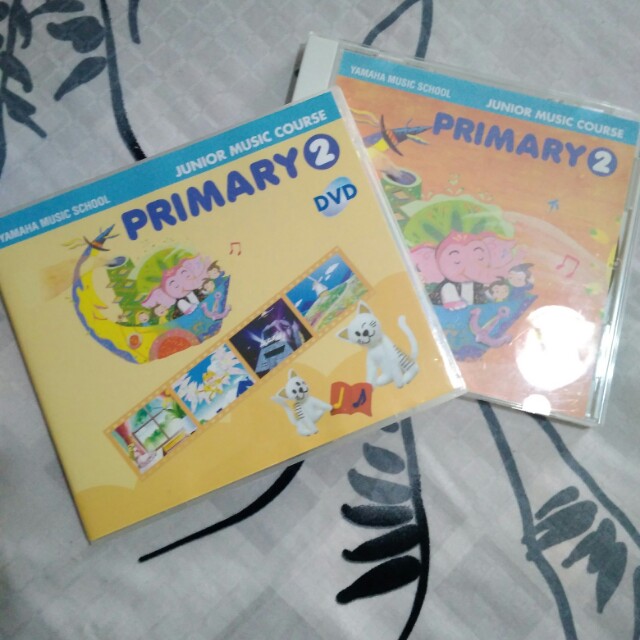 Yamaha Junior Music Course Primary 2 CD and VCD, Hobbies & Toys, Music ...