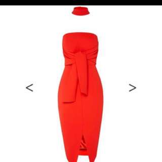 Sheike red dress, size 8. Worn once for 4 hours, beautiful, for lots of compliments